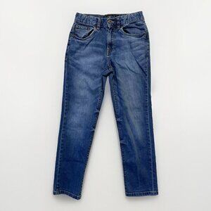 Lucky Brand‎ Jeans Girls 12 Blue Denim Classic Straight Leg Stretch Adjustable